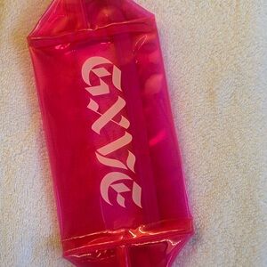 Gxve New Hot Pink Vinyl Axle Makeup/Toiletry Bag